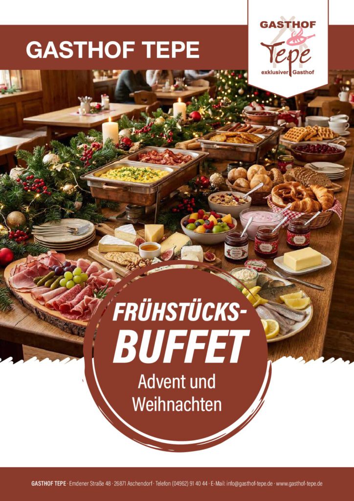 Tepe-Gasthof-Frühstücksbuffet Advent-2026