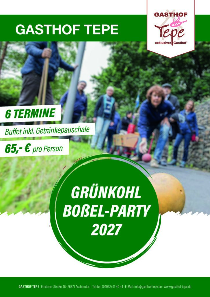 Tepe-Gasthof-Boßel-Partys
